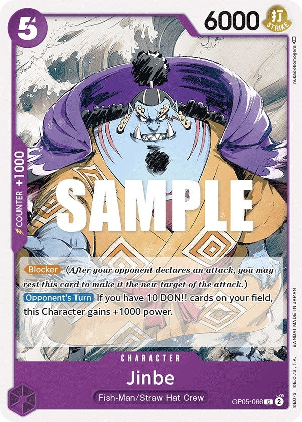 Image for Jinbe (OP05-066) (OP05) - One Piece Card Game
