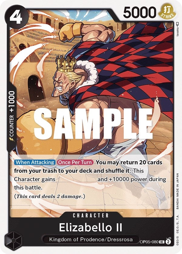 Image for Elizabello II (OP05-080) (OP05) - One Piece Card Game