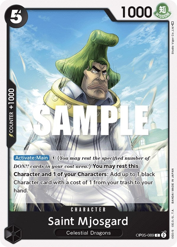 Image for Saint Mjosgard (OP05-089) (OP05) - One Piece Card Game