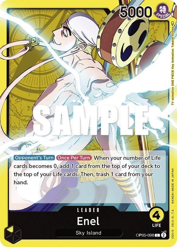Image for Enel (098) (OP05-098) (OP05) - One Piece Card Game