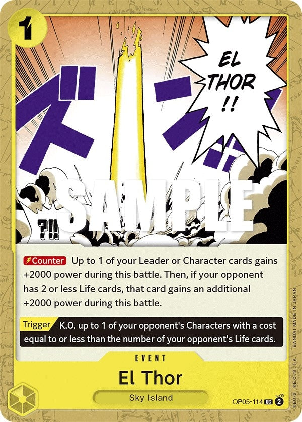 Image for El Thor (OP05-114) (OP05) - One Piece Card Game