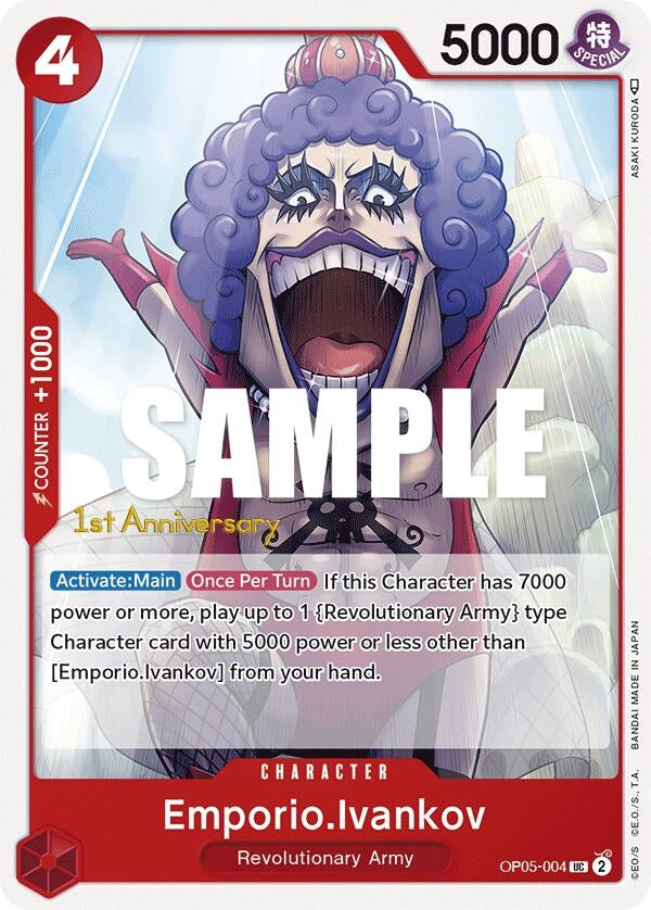 Image for Emporio.Ivankov (OP05-004) (OP05 ANN) - One Piece Card Game
