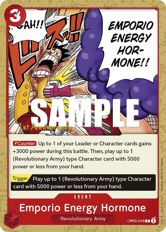 Image for Emporio Energy Hormone (OP05-018) (OP05 ANN) - One Piece Card Game