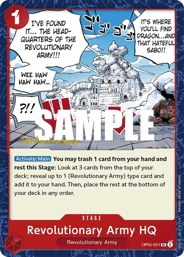 Image for Revolutionary Army HQ (OP05-021) (OP05 ANN) - One Piece Card Game
