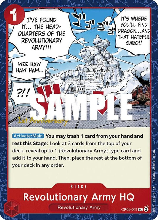 Image for Revolutionary Army HQ (OP05-021) (OP05 ANN) - One Piece Card Game