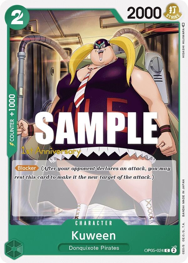 Image for Kuween (OP05-024) (OP05 ANN) - One Piece Card Game
