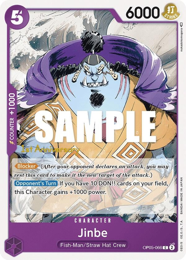 Image for Jinbe (OP05-066) (OP05 ANN) - One Piece Card Game