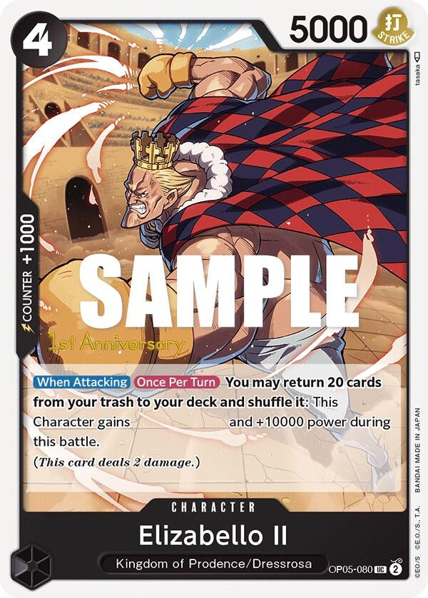 Image for Elizabello II (OP05-080) (OP05 ANN) - One Piece Card Game