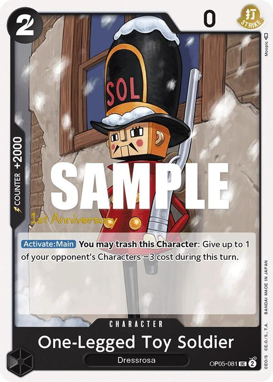 Image for One-Legged Toy Soldier (OP05-081) (OP05 ANN) - One Piece Card Game