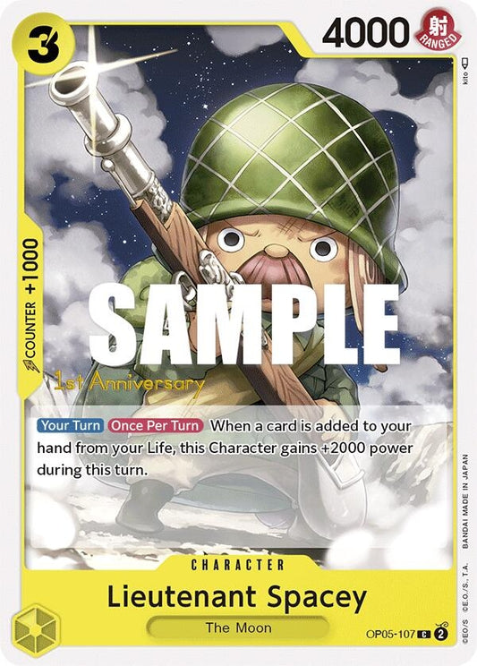 Image for Lieutenant Spacey (OP05-107) (OP05 ANN) - One Piece Card Game