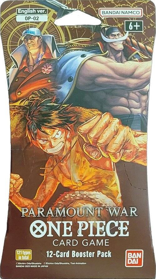 Image for Paramount War - Sleeved Booster Pack - One Piece Card Game