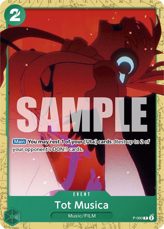 Image for Tot Musica (Starter Deck 11: Uta Deck Battle) (P-060) (OP-PR) - One Piece Card Game