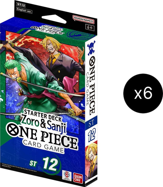 Image for Starter Deck 12: Zoro and Sanji Display - One Piece Card Game