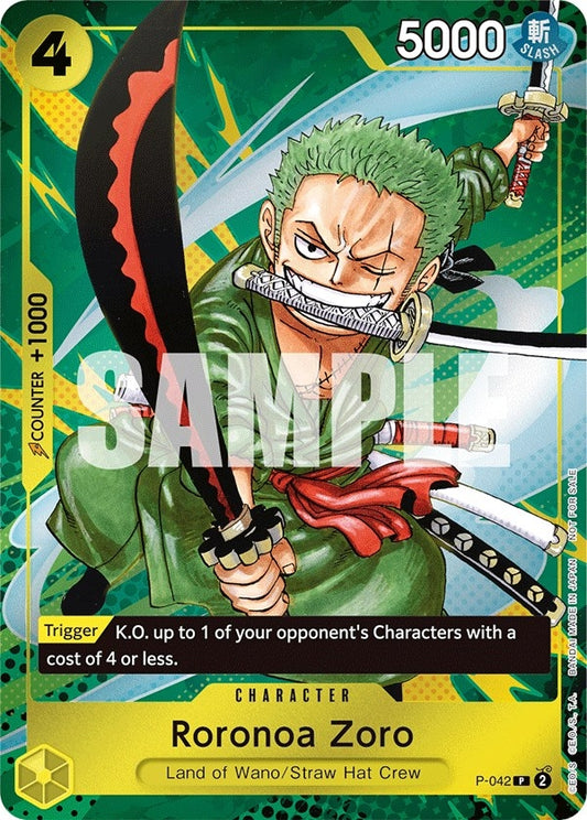 Image for Roronoa Zoro (Event Pack Vol. 3) (P-042) (OP-PR) - One Piece Card Game