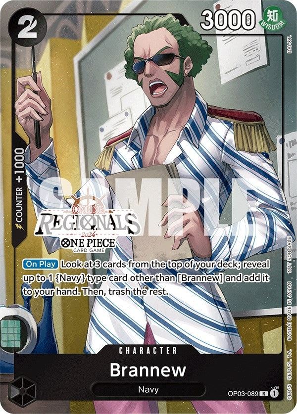 Image for Brannew (Online Regional 2024) [Participant] (OP03-089) (OP-PR) - One Piece Card Game