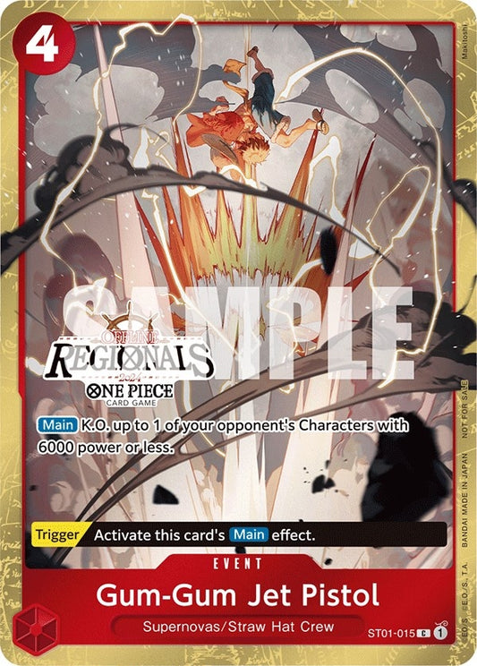 Image for Gum-Gum Jet Pistol (Offline Regional 2024) [Participant] (ST01-015) (OP-PR) - One Piece Card Game