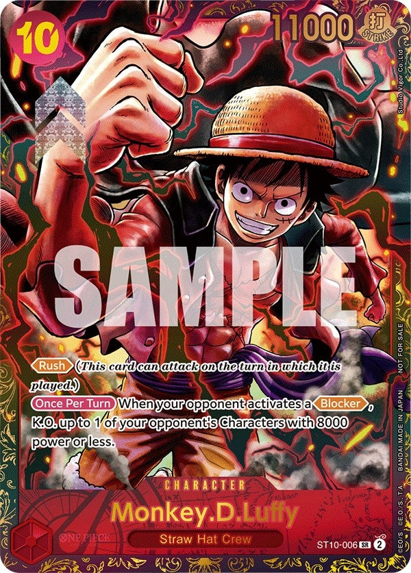 Image for Monkey.D.Luffy - ST10-006 (ST10-006) (OP-PR) - One Piece Card Game