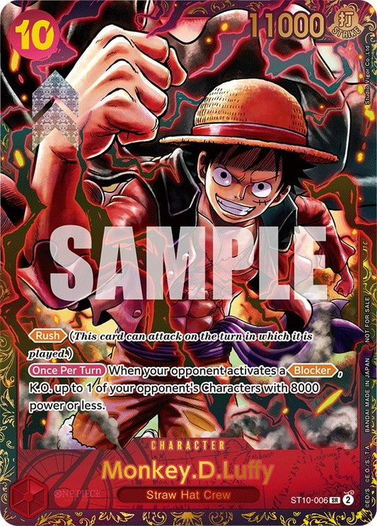 Image for Monkey.D.Luffy - ST10-006 (ST10-006) (OP-PR) - One Piece Card Game