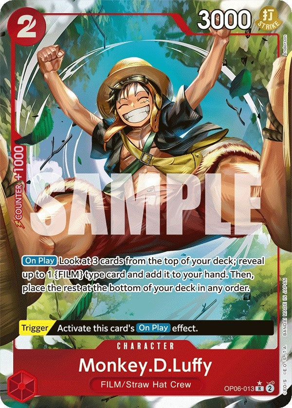 Image for Monkey.D.Luffy (Alternate Art) (OP06-013) (OP06) - One Piece Card Game