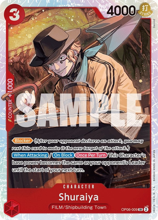 Image for Shuraiya (OP06-009) (OP06) - One Piece Card Game