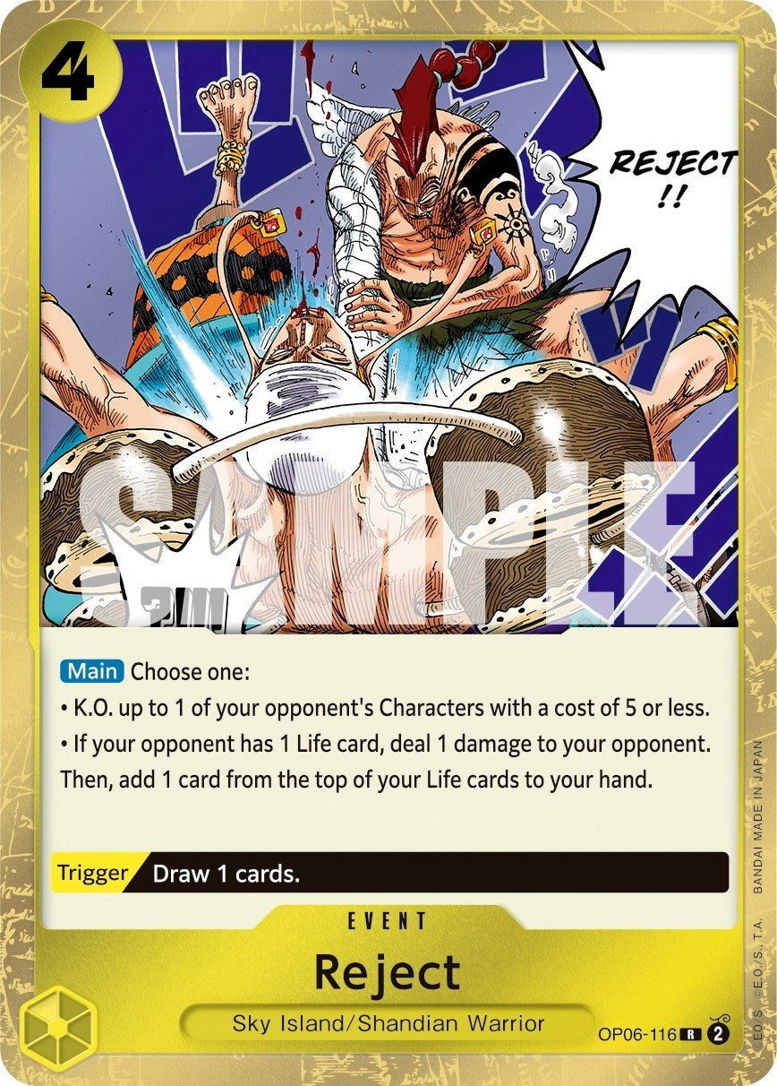 Image for Reject (OP06-116) (OP06) - One Piece Card Game
