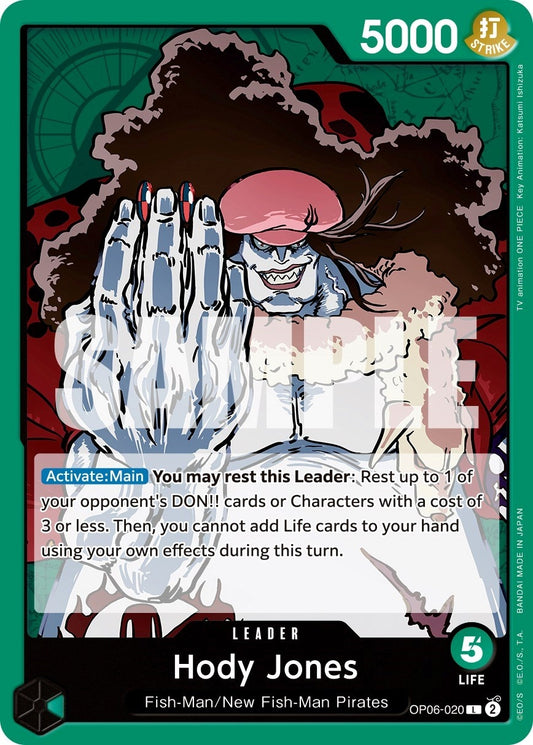 Image for Hody Jones (020) (OP06-020) (OP06) - One Piece Card Game