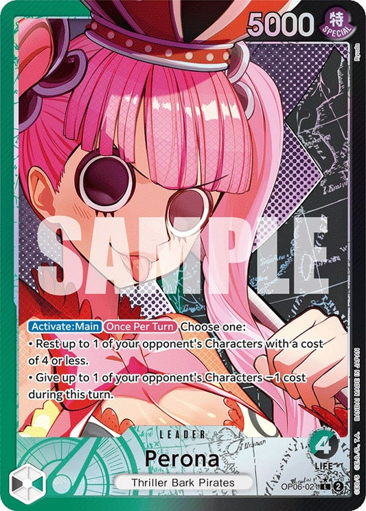 Image for Perona (021) (Alternate Art) (OP06-021) (OP06) - One Piece Card Game
