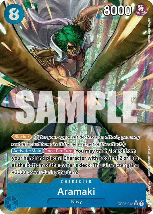 Image for Aramaki (Alternate Art) (OP06-043) (OP06) - One Piece Card Game