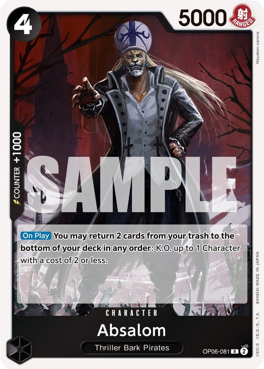 Image for Absalom (OP06-081) (OP06) - One Piece Card Game