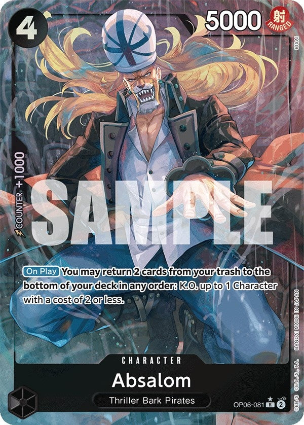 Image for Absalom (Alternate Art) (OP06-081) (OP06) - One Piece Card Game