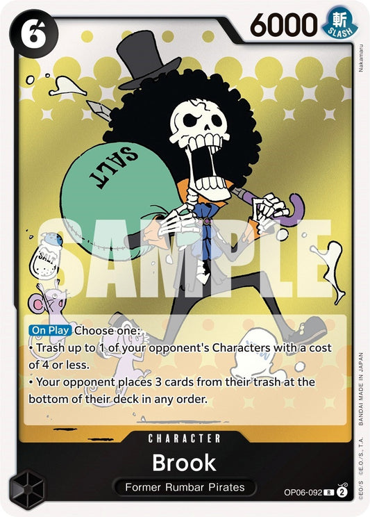 Image for Brook (OP06-092) (OP06) - One Piece Card Game