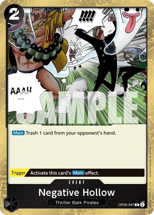 Image for Negative Hollow (OP06-097) (OP06) - One Piece Card Game
