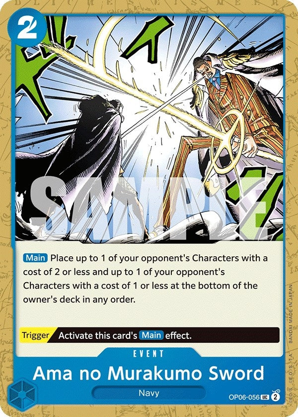 Image for Ama no Murakumo Sword (OP06-056) (OP06) - One Piece Card Game