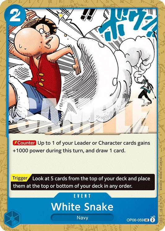 Image for White Snake (OP06-059) (OP06) - One Piece Card Game