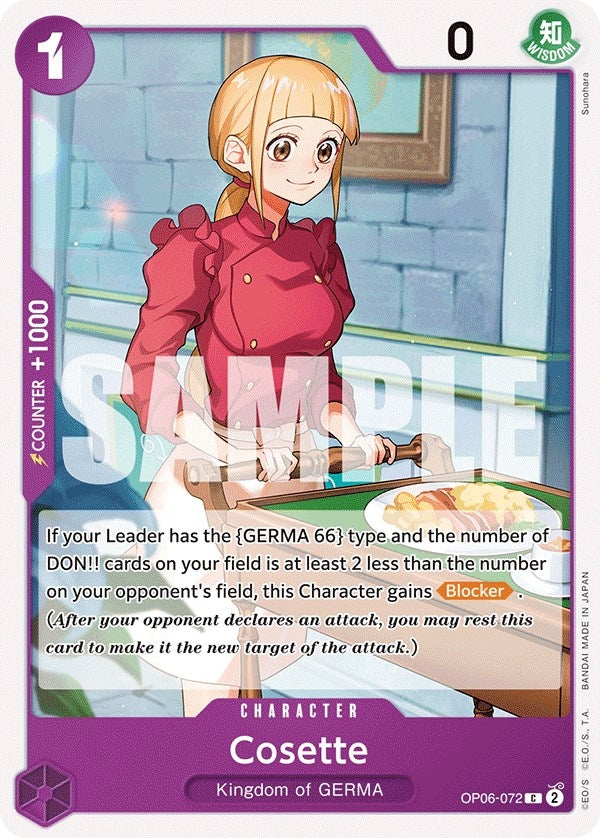 Image for Cosette (OP06-072) (OP06) - One Piece Card Game