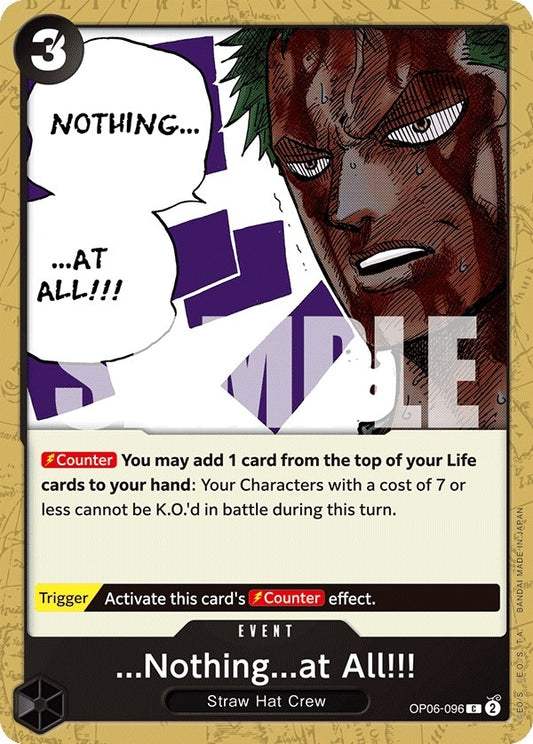 Image for ...Nothing...at All!!! (OP06-096) (OP06) - One Piece Card Game