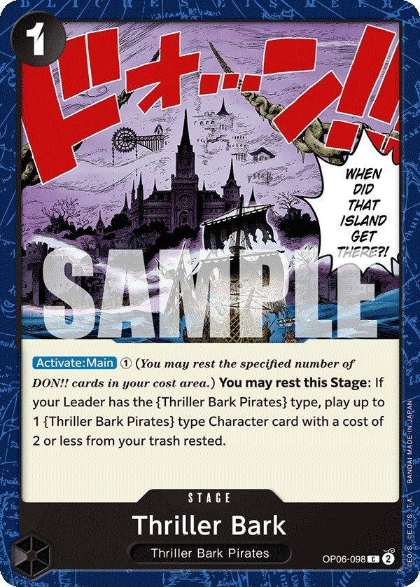 Image for Thriller Bark (OP06-098) (OP06) - One Piece Card Game