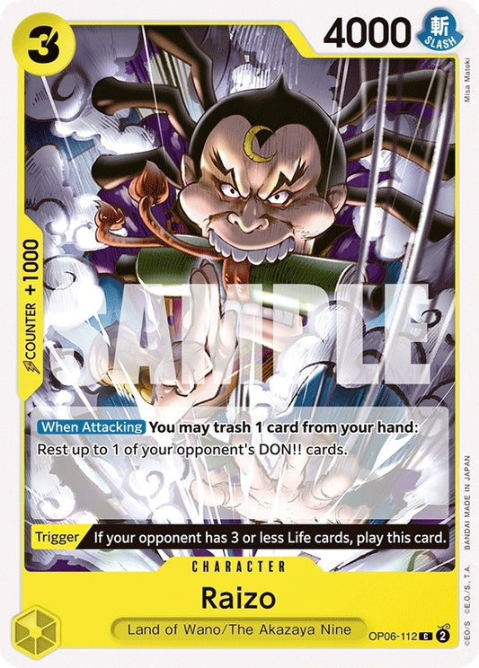 Image for Raizo (OP06-112) (OP06) - One Piece Card Game