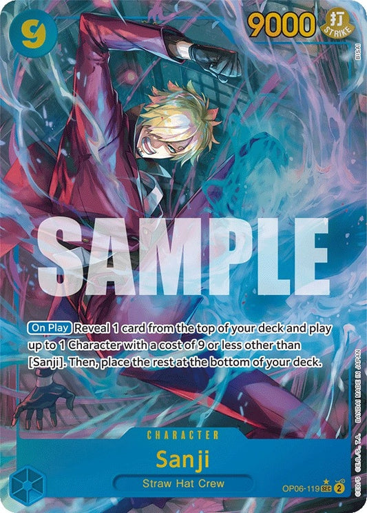 Image for Sanji (Alternate Art) (OP06-119) (OP06) - One Piece Card Game