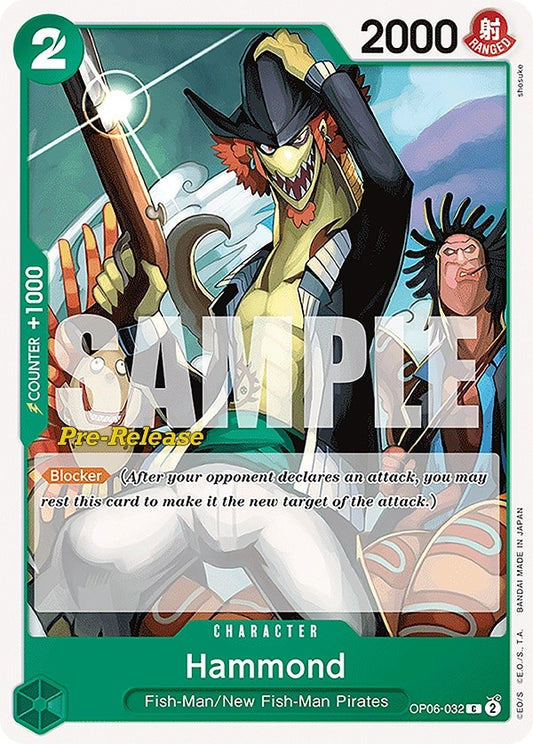 Image for Hammond (OP06-032) (OP06 PRE) - One Piece Card Game
