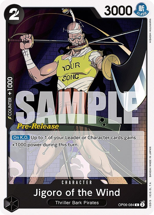 Image for Jigoro of the Wind (OP06-084) (OP06 PRE) - One Piece Card Game