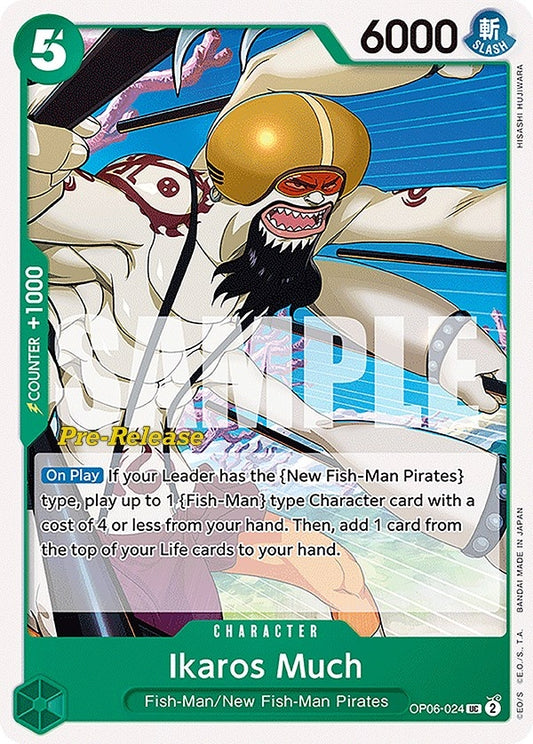 Image for Ikaros Much (OP06-024) (OP06 PRE) - One Piece Card Game