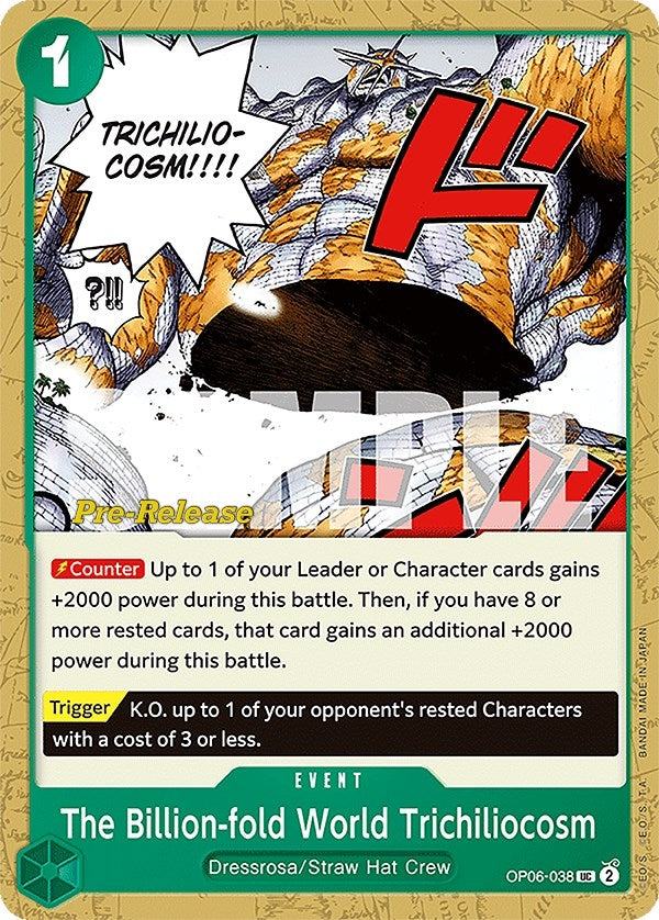 Image for The Billion-fold World Trichiliocosm (OP06-038) (OP06 PRE) - One Piece Card Game