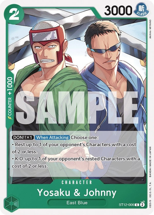 Image for Yosaku & Johnny (ST12-006) (ST-12) - One Piece Card Game