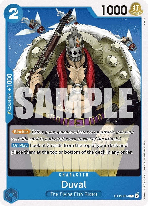 Image for Duval (ST12-014) (ST-12) - One Piece Card Game