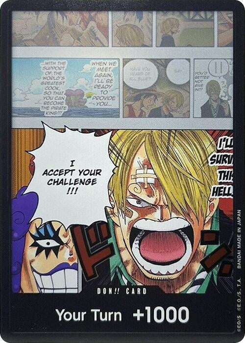 Image for DON!! Card (Ivankov & Sanji) (Double Pack Set Vol. 3) (OP06) - One Piece Card Game