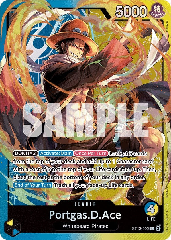 Image for Portgas.D.Ace (002) (ST13-002) (ST-13) - One Piece Card Game
