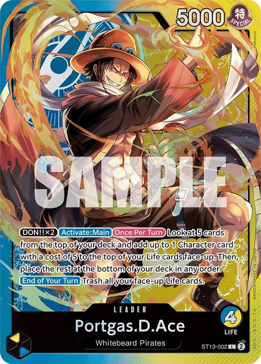 Image for Portgas.D.Ace (002) (ST13-002) (ST-13) - One Piece Card Game