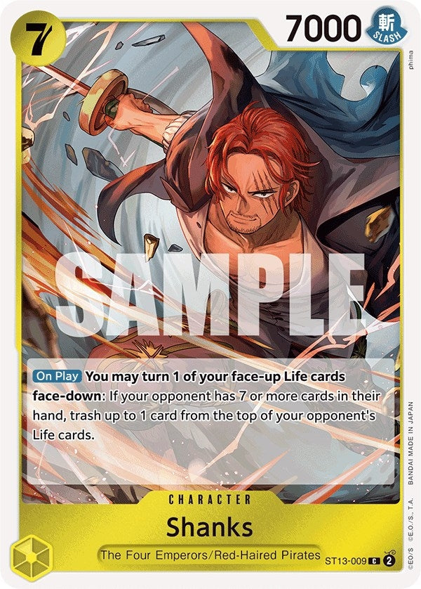 Image for Shanks (ST13-009) (ST-13) - One Piece Card Game