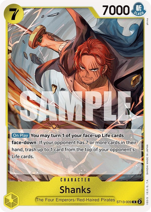 Image for Shanks (ST13-009) (ST-13) - One Piece Card Game